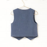 Stretch Denim Seaside Vest