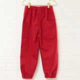 Holiday Green Plaid Reversible Vest + Red Pant Set | Size 7