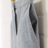 Heather Blue Vest + Pant Set | Size 5