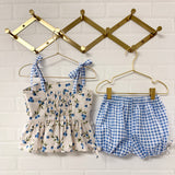 Blueberry Top + Bloomer Set | Size 5