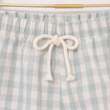 Aqua Gingham Top + Shorts Set | Size 6