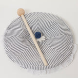 Steel Stripe 12" Decor Tent