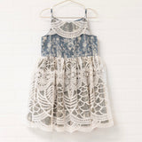 Scallop Watercolor Dress | Size 7