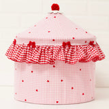 Embroidered Heart 12" Decor Tent