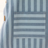 Blue Stripe Pull on Vest