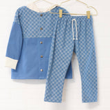 Mini Check Shacket + Pant Set | Size 4