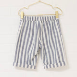 Wide Stripe Vest + Short Set | Size 7