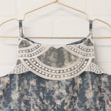 Scallop Watercolor Dress | Size 7