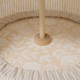 Peachy Pink Neutral Stripe 12" Decor Tent