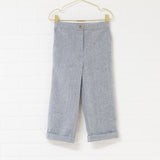 Heather Blue Vest + Pant Set | Size 5