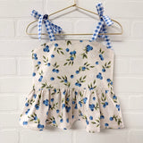 Blueberry Top + Bloomer Set | Size 5
