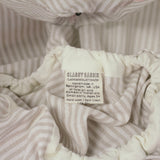 Dusty Pink Neutral Stripe 12" Decor Tent