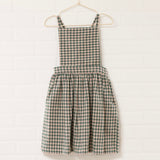 Holiday Green Plaid Pinafore | Size 7