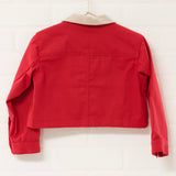 Holiday Red Barn Jacket + Matching Cord Pant Set | Size 3