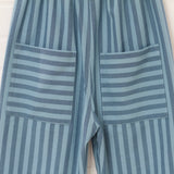 Blue Stripe Jogger | Size 8/9