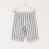 Wide Stripe Vest + Short Set | Size 7