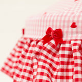 Embroidered Heart 12" Decor Tent