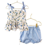 Blueberry Top + Bloomer Set | Size 5