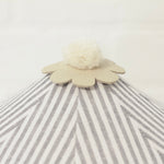OOAK Steel Stripe 12" Decor Tent