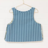 Blue Stripe Pull on Vest