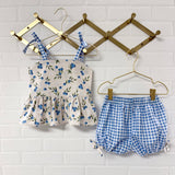 Blueberry Top + Bloomer Set | Size 5