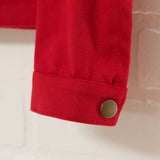 Holiday Red Barn Jacket + Matching Cord Pant Set | Size 3