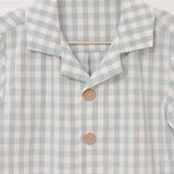 Aqua Gingham Top + Shorts Set | Size 6