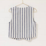 Wide Stripe Vest + Short Set | Size 7