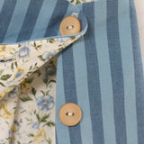 Blue Stripe Pull on Vest