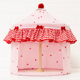 Embroidered Heart 12" Decor Tent