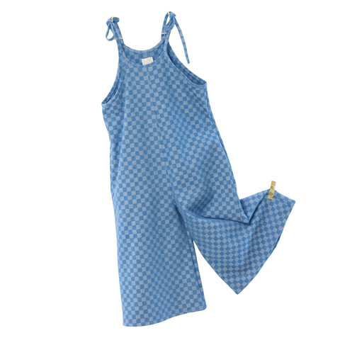 Mini Check Wide Leg Jumper | Size 5