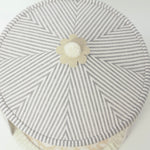 OOAK Steel Stripe 12" Decor Tent
