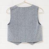 Heather Blue Vest + Pant Set | Size 5