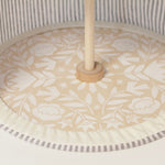 OOAK Steel Stripe 12" Decor Tent