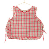 Holiday Quilted Ruffle Pullover Vest | Size 8