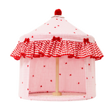 Embroidered Heart 12" Decor Tent