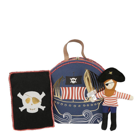 Pirate Mini Suitcase Doll - Meri Meri