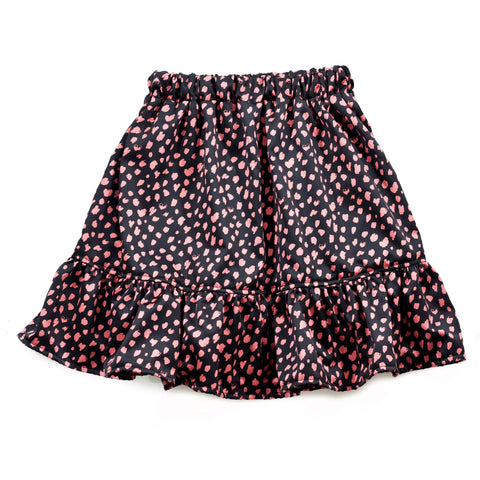 Love Dalmatian Ruffle Hem Midi Skirt - Size 3