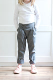 Glen Plaid Asymmetrical Pants