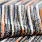 Cinnamon Textured Metallic Stripe Tunic Sweater