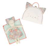 Floral Kitty Mini Suitcase Doll - Meri Meri